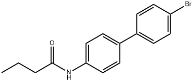 N-(4'-bromo[1,1'-biphenyl]-4-yl)butanamide Struktur