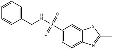 N-benzyl-2-methyl-1,3-benzothiazole-6-sulfonamide Struktur