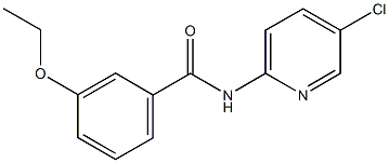 N-(5-chloro-2-pyridinyl)-3-ethoxybenzamide Struktur