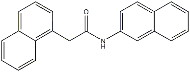 2-(1-naphthyl)-N-(2-naphthyl)acetamide Struktur