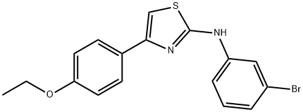 N-(3-bromophenyl)-N-[4-(4-ethoxyphenyl)-1,3-thiazol-2-yl]amine Struktur