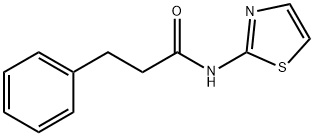 3-phenyl-N-(1,3-thiazol-2-yl)propanamide Struktur