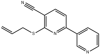 2-(allylsulfanyl)-3-cyano-3',6-bipyridine Struktur