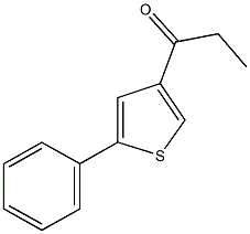 1-(5-phenyl-3-thienyl)-1-propanone Struktur