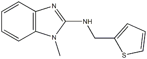 1-methyl-N-(2-thienylmethyl)-1H-benzimidazol-2-amine Struktur