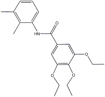 N-(2,3-dimethylphenyl)-3,4,5-triethoxybenzamide Struktur