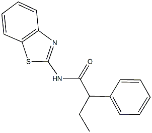 N-(1,3-benzothiazol-2-yl)-2-phenylbutanamide Struktur