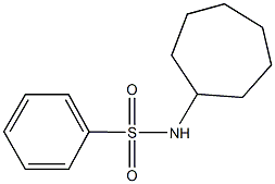 N-cycloheptylbenzenesulfonamide Struktur