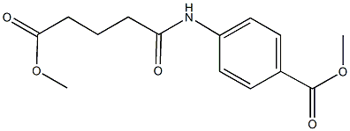 methyl 4-[(5-methoxy-5-oxopentanoyl)amino]benzoate Struktur