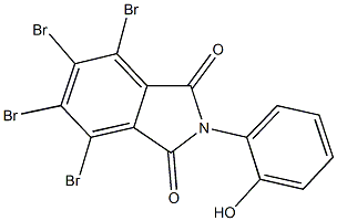 4,5,6,7-tetrabromo-2-(2-hydroxyphenyl)-1H-isoindole-1,3(2H)-dione Struktur