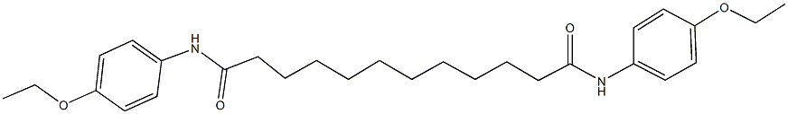 N~1~,N~12~-bis(4-ethoxyphenyl)dodecanediamide Struktur