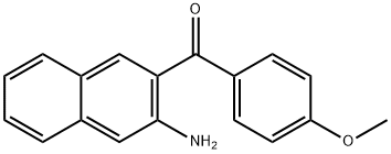 (3-amino-2-naphthyl)(4-methoxyphenyl)methanone Struktur