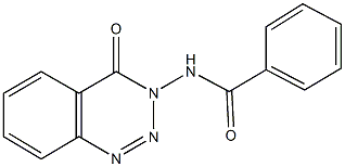 N-(4-oxo-1,2,3-benzotriazin-3(4H)-yl)benzamide Struktur