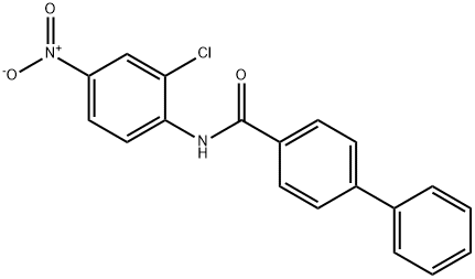 N-{2-chloro-4-nitrophenyl}[1,1'-biphenyl]-4-carboxamide Struktur