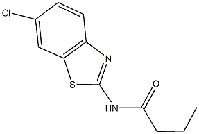 N-(6-chloro-1,3-benzothiazol-2-yl)butanamide Struktur