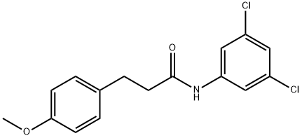 N-(3,5-dichlorophenyl)-3-(4-methoxyphenyl)propanamide Struktur