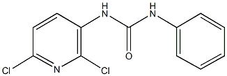 N-(2,6-dichloro-3-pyridinyl)-N'-phenylurea Struktur