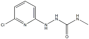 2-(6-chloro-2-pyridinyl)-N-methylhydrazinecarboxamide Struktur