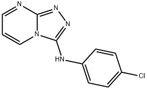 N-(4-chlorophenyl)[1,2,4]triazolo[4,3-a]pyrimidin-3-amine Struktur