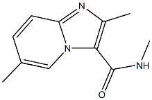 N,2,6-trimethylimidazo[1,2-a]pyridine-3-carboxamide Struktur