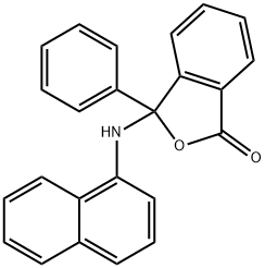 3-(1-naphthylamino)-3-phenyl-2-benzofuran-1(3H)-one Struktur