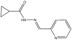 N'-(2-pyridinylmethylene)cyclopropanecarbohydrazide Struktur