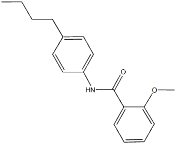 N-(4-butylphenyl)-2-methoxybenzamide Struktur