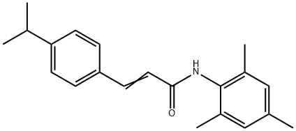 3-(4-isopropylphenyl)-N-mesitylacrylamide Struktur