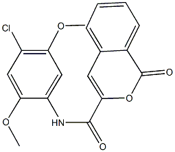 N-(4-chloro-2,5-dimethoxyphenyl)-1-oxo-1H-isochromene-3-carboxamide Struktur