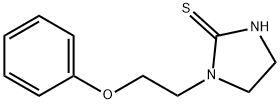 1-(2-phenoxyethyl)-2-imidazolidinethione Struktur