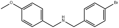 N-(4-bromobenzyl)(4-methoxyphenyl)methanamine Struktur