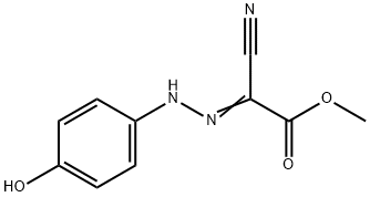 methyl cyano[(4-hydroxyphenyl)hydrazono]acetate Struktur