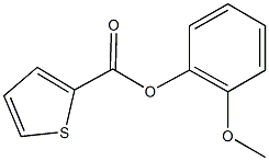 2-methoxyphenyl 2-thiophenecarboxylate Struktur