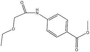 methyl 4-[(ethoxyacetyl)amino]benzoate Struktur