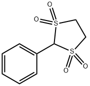 2-phenyl-1,3-dithiolane 1,1,3,3-tetraoxide Struktur