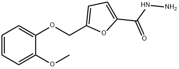 5-[(2-methoxyphenoxy)methyl]-2-furohydrazide Struktur