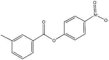 4-nitrophenyl 3-methylbenzoate Struktur