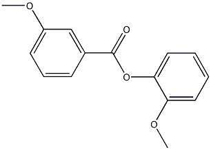 2-methoxyphenyl 3-methoxybenzoate Struktur