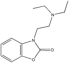 3-[2-(diethylamino)ethyl]-1,3-benzoxazol-2(3H)-one Struktur