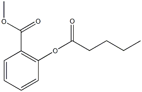 methyl 2-(pentanoyloxy)benzoate Struktur