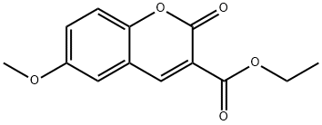 ethyl 6-methoxy-2-oxo-2H-chromene-3-carboxylate Struktur