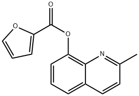 2-methyl-8-quinolinyl 2-furoate Struktur