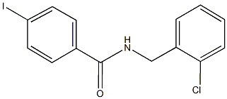 N-(2-chlorobenzyl)-4-iodobenzamide Struktur