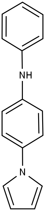 N-phenyl-N-[4-(1H-pyrrol-1-yl)phenyl]amine Struktur