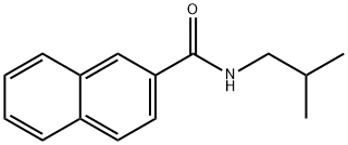 N-isobutyl-2-naphthamide Struktur