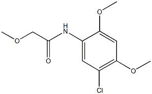 N-(5-chloro-2,4-dimethoxyphenyl)-2-methoxyacetamide Struktur