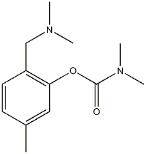 2-[(dimethylamino)methyl]-5-methylphenyl dimethylcarbamate Struktur