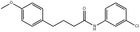 N-(3-chlorophenyl)-4-(4-methoxyphenyl)butanamide Struktur