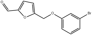 5-[(3-bromophenoxy)methyl]-2-furaldehyde Struktur