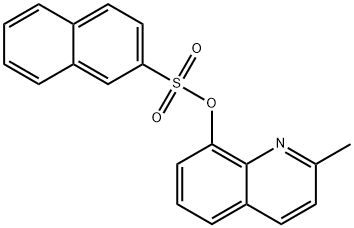 2-methylquinolin-8-yl naphthalene-2-sulfonate Struktur